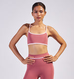 Row Crossback Bra in Canyon/Pearl - Pace Active