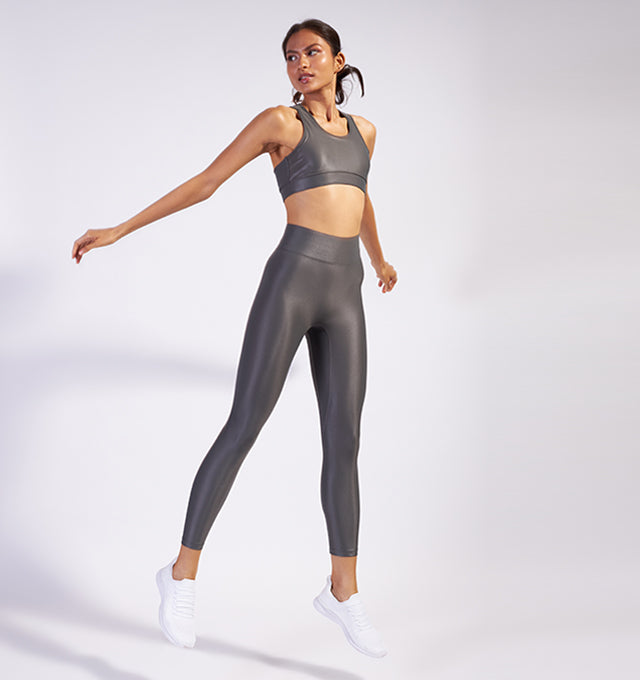 Space Grey Seamless Alloy Leggings – Pace Active
