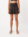 Onyx Flutter Tennis Skirt